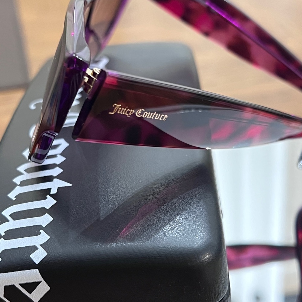 Juicy Couture Women's Magenta Cat Eye Sunglasses - Picture 2 of 4